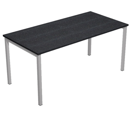 [D76744] SCRIVANIA LINEARE 120X80cm NERO VENATO FRASS. - EASY Plus