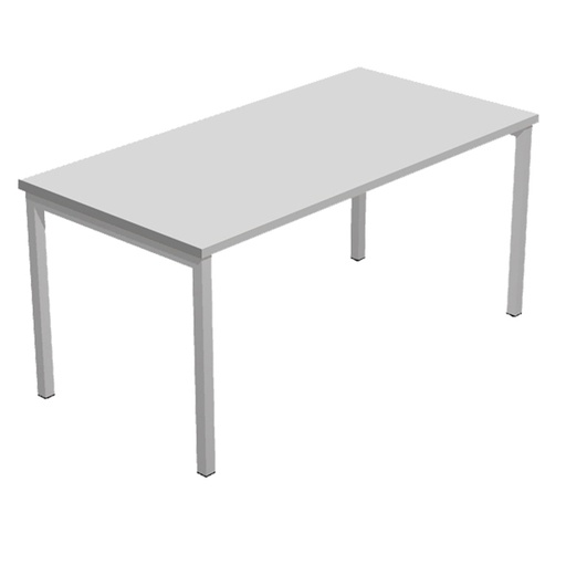 [D76745] SCRIVANIA LINEARE 120X80cm GRIGIO - EASY Plus
