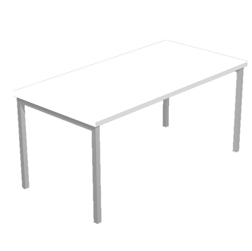 [D76750] SCRIVANIA LINEARE 140X80cm GRIGIO - EASY Plus