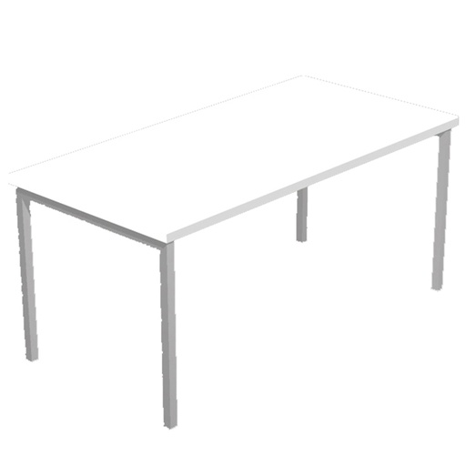 [D76751] SCRIVANIA LINEARE 160X80cm BIANCO - EASY Plus