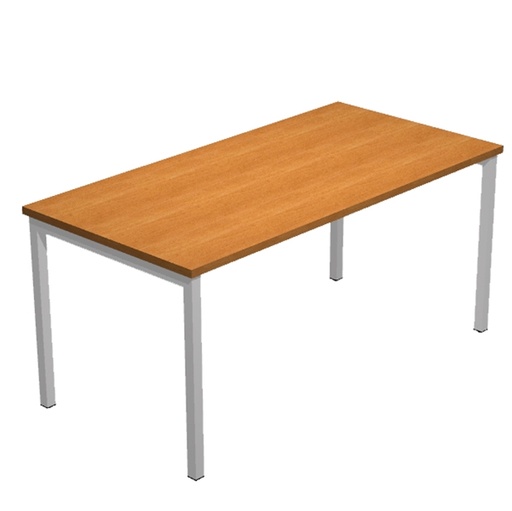 [D76757] SCRIVANIA LINEARE 180X80cm NOCE CHIARO - EASY Plus