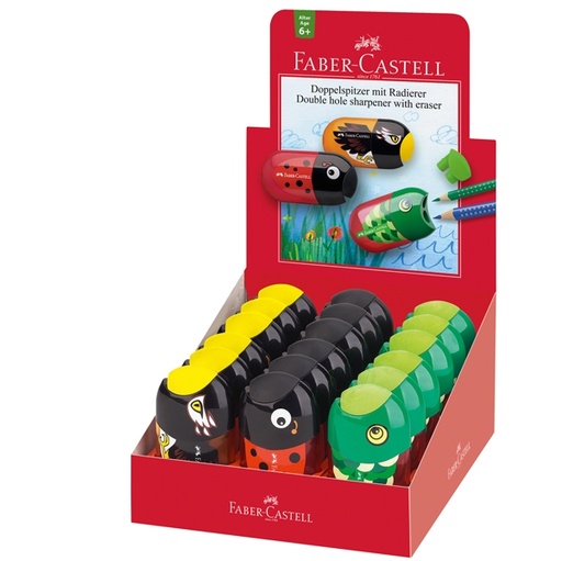 [D77111] TEMPERAMATITE ANIMALS CON SERBATOIO E GOMMA ASSORTITI