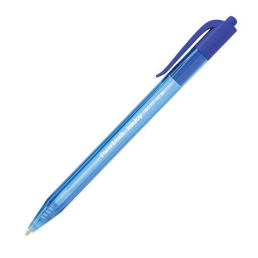 [D77115] Penna sfera scatto INKJOY Stick 100RT 1,0mm blu PAPERMATE