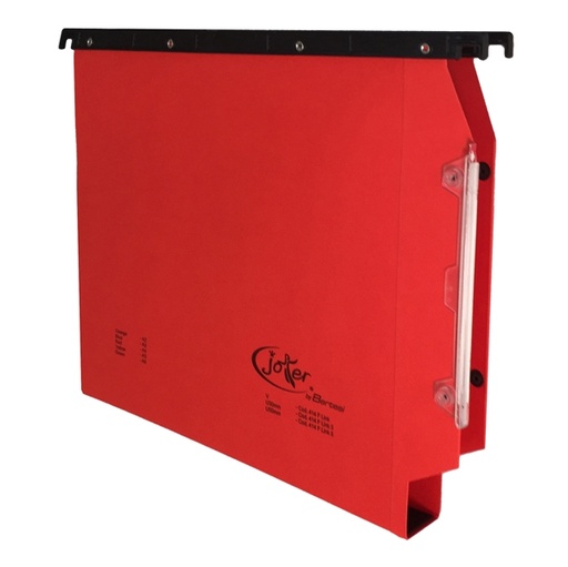 [D77401] CARTELLA SOSPESA ARMADIO 33/U-3cm ROSSO JOKER BERTESI