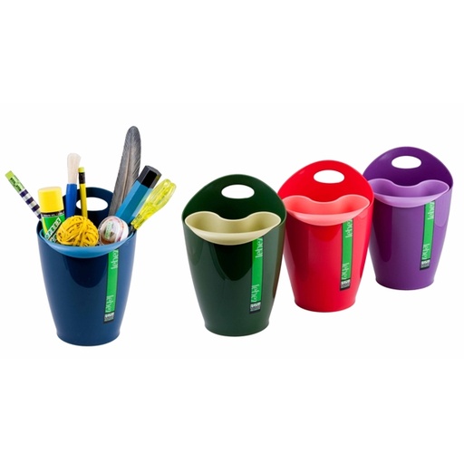 [D77644] BICCHIERE PORTAPENNE 2in1 MIX 4 COLORI 80291 Lebez