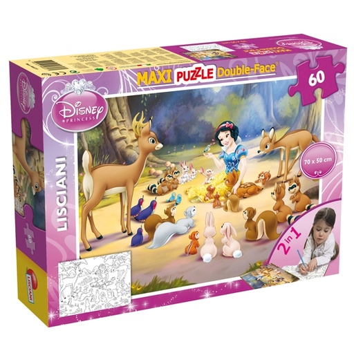 [D77871] PUZZLE DF SUPERMAXI 60 SNOW WHITE LISCIANI