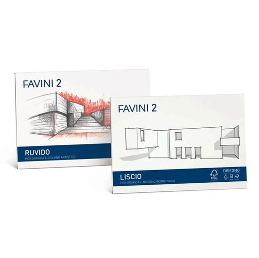 [D79329] ALBUM FAVINI 2 24X33CM 110GR 20FG RUVIDO