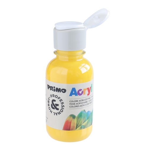 [D79442] Colore acrilico fine Acryl 125ml giallo primario PRIMO