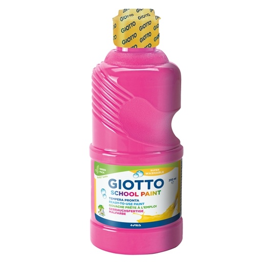 [D79739] TEMPERA PRONTA 250ML lavabile GIOTTO MAGENTA
