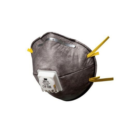 [D79863] Scatola 10 MASCHERINE 9914 con carboni attivi FFP1