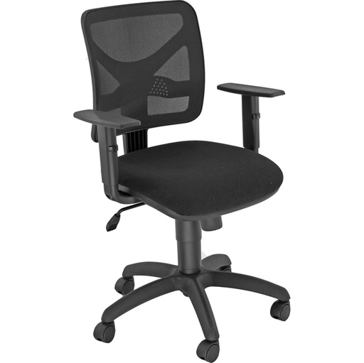 [D80083] SEDIA OPERATIVA Pentagon NERO/NERO con BRACCIOLI