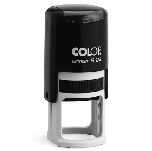 [D80461] Timbro Printer R24 diametro 24mm personalizzabile autoinchiostrante COLOP