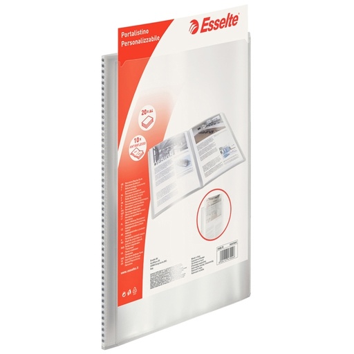 [D80593] PORTALISTINI 22X30-100 PERSONALIZZABILE ANTIRIFLESSO Esselte