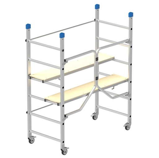 [D80748] TRABATTELLO in ALLUMINIO 168x75cm - H180cm Dinamico