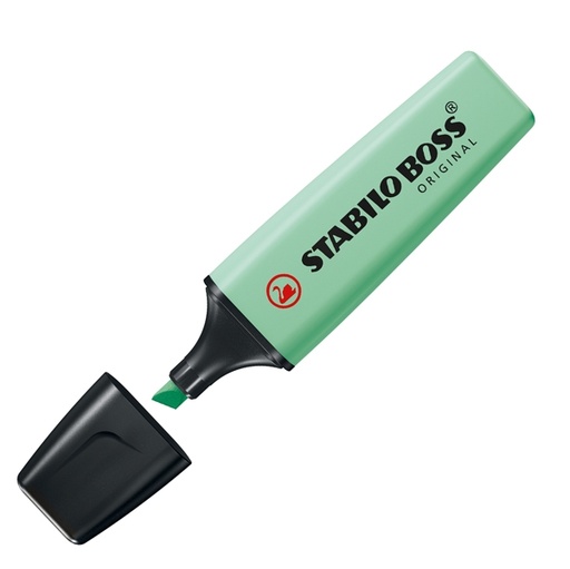 [D81036] EVIDENZIATORE STABILO BOSS PASTEL Verde Menta 70/116