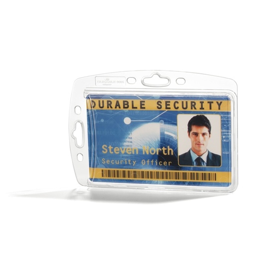 [D81529] Conf. 10 Portabadge rigido 5,4x8,5cm 8905-19 Durable