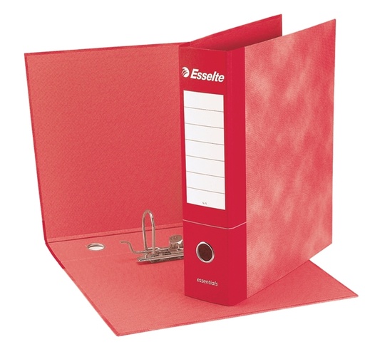 [D82296] Registratore ESSENTIALS G72 rosso dorso 5cm f.to commerciale ESSELTE