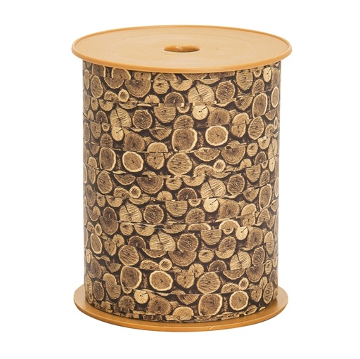 [D82343] Rotolo nastro Woodly Tronchi 10mmx200mt Bolis