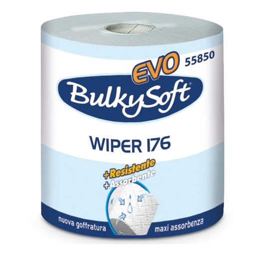 [D82475] Bobina Asciugatutto 800 strappi / 176mt microgoffrata Classic BulkySoft