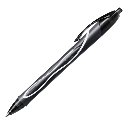 [D82690] Scatola 12 penna sfera scatto Gelocity quick dry nero BIC(R)