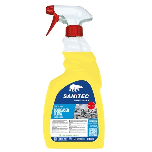 [D82743] Sgrassatore Ultra Limone 750ml Sanitec
