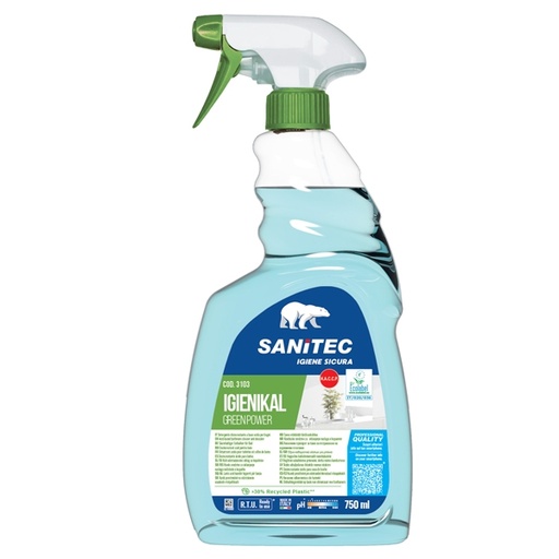 [D82781] Scioglicalcare 750ml Green Power Sanitec