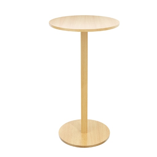 [D82924] Tavolo alto diam.60 x H110cm Faggio Woody Paperflow