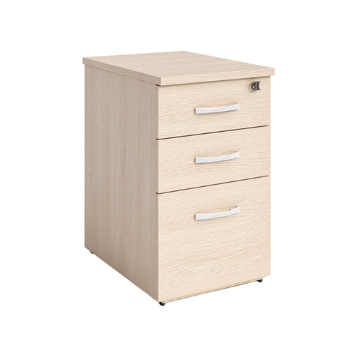 [D82958] Cassettiera alta 3cass. 44x60xH73cm Rovere - Agora' Compact