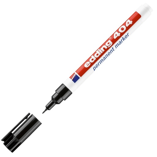 [D83102] Marcatore permanente extra-fine Edding 404 punta 0,75mm nero