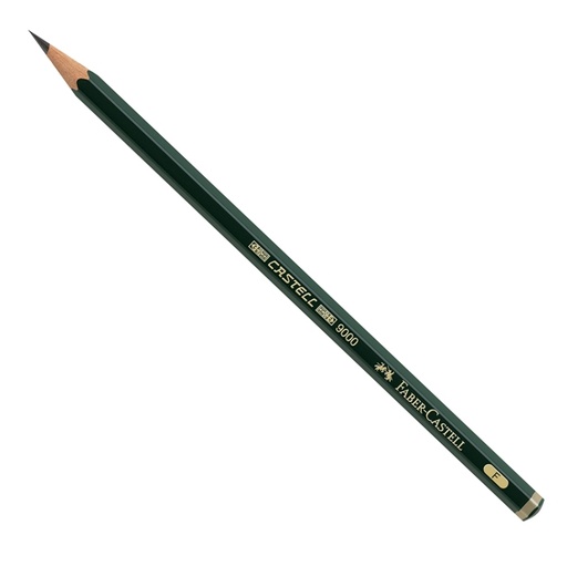 [D83266] MATITA GRAFITE CASTELL 9000 F esagonale FABER CASTELL