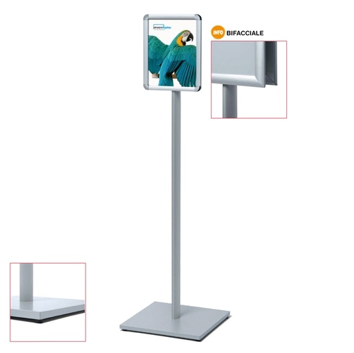 [D83296] Display Catching Pole Standard A3 Bifacciale