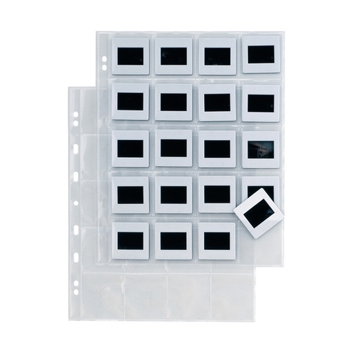 [D83309] 10 buste forate A4 ATLA F DIA 20 con 20 spazi (5,5x5,5 cm) SEI ROTA