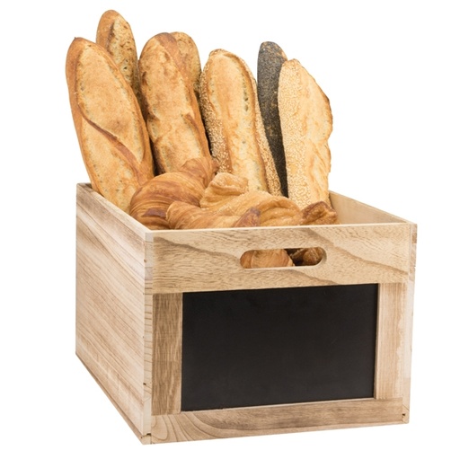 [D83377] Scatola Porta Menu' con lavagna 21x35x28,3cm Securit