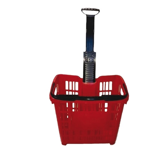 [D83515] Cesto trolley antiurto 30Lt Rosso Printex
