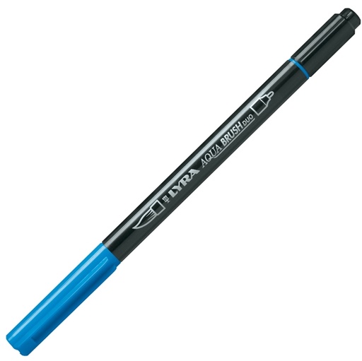 [D85044] Pennarello a 2 punte AQUA BRUSH DUO ceruleo LYRA