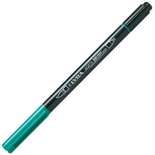 [D85046] Pennarello a 2 punte AQUA BRUSH DUO verde notte LYRA
