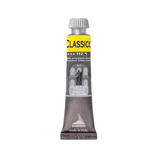 [D85064] Colore a olio extrafine 20ml giallo permanente limone Maimeri