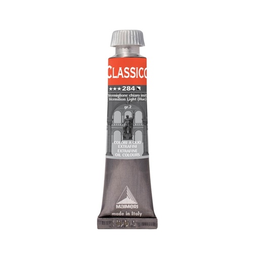 [D85073] Colore a olio extrafine 20ml vermiglione chiaro imitazione Maimeri