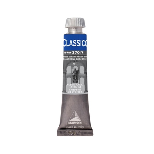 [D85081] Colore a olio extrafine 20ml blu cobalto chiaro imitazione Maimeri