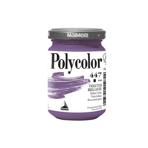 [D85240] Colore vinilico Polycolor vasetto 140 ml violetto brillante Maimeri