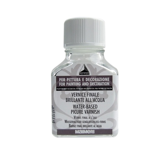 [D85292] Flacone 75ml vernice finale brillante all'acqua Maimeri