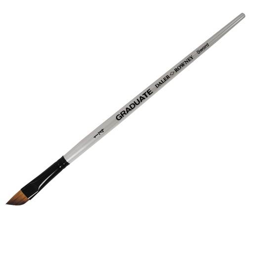 [D85388] Pennello sintetico Graduate Obliquo Manico Corto n.1/4 Daler Rowney