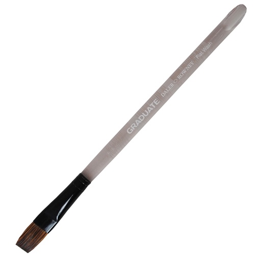 [D85430] Pennello pelo pony piatto quadrato Graduate n.1 manico corto Daler Rowney