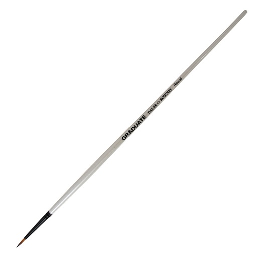 [D85437] Pennello sintetico tondo Graduate n.16 manico lungo Daler Rowney
