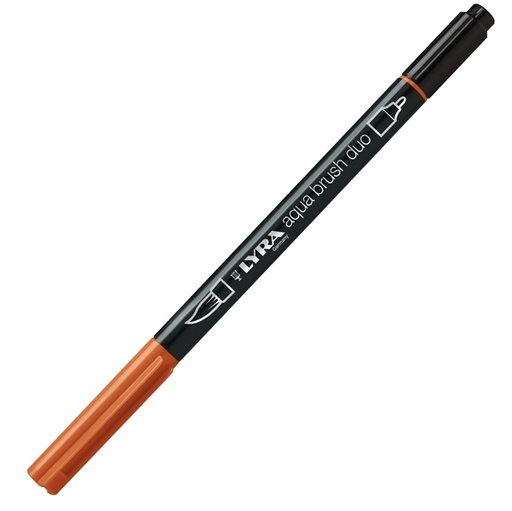 [D85739] Pennarello a 2 punte AQUA BRUSH DUO cinabro LYRA L6520017