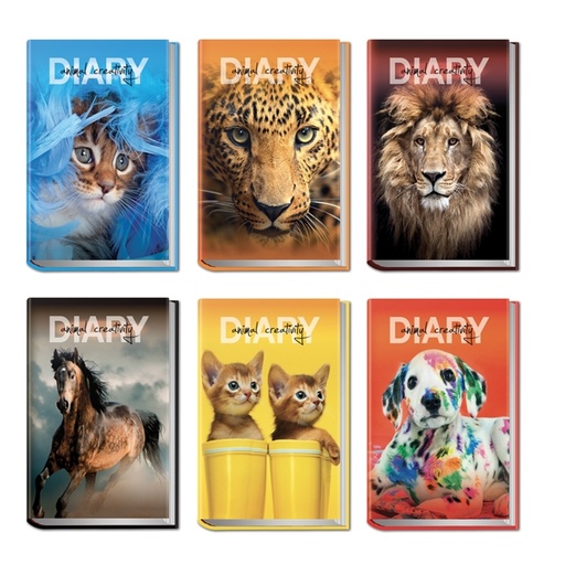 [D86042] Diario 12 mesi Animal Friends Riplast