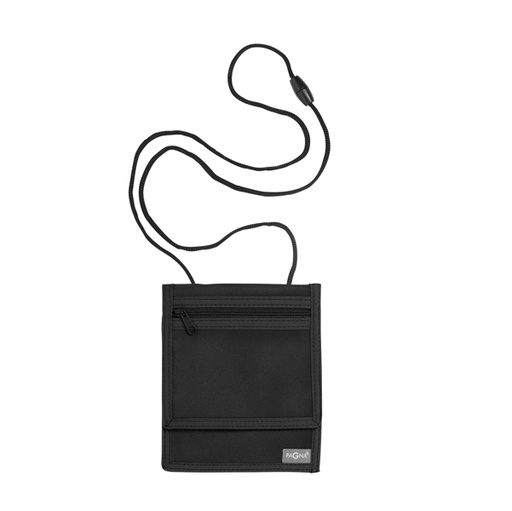 [D86107] Portadocumenti da collo XL Nero Basic