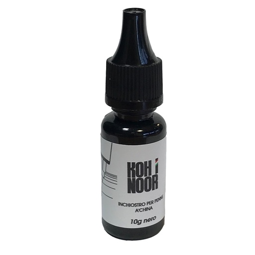 [D86346] RIEMPITORE INCHIOSTRO CHINA NERO 10ml KOH-I-NOOR
