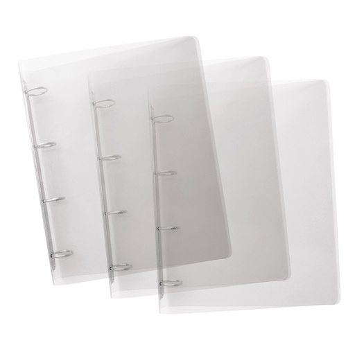 [D86353] Raccoglitore Lumina 22X30 4 TONDI D30 PP trasparente Favorit