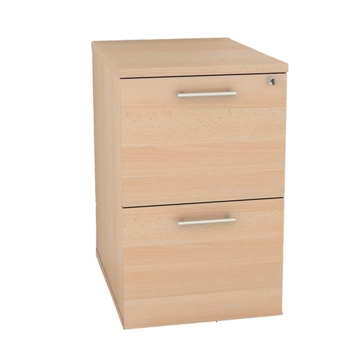 [D86716] Classificatore 2 CASSETTI per cartelle sosp. H73,2cm Faggio - Filing